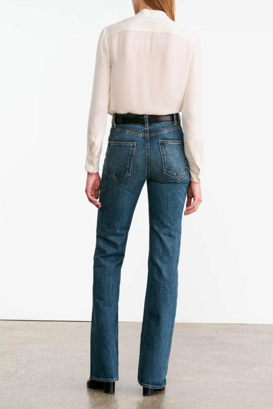  닐리로탄 블라우스 Nili Lotan Bertille 러플 셔츠 아이보리 - NILI LOTAN