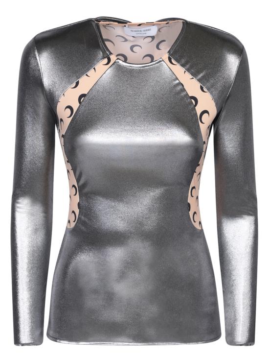 25FW 마린세르 긴팔 티셔츠 WTO386 RJER0015 MT10 Metallic