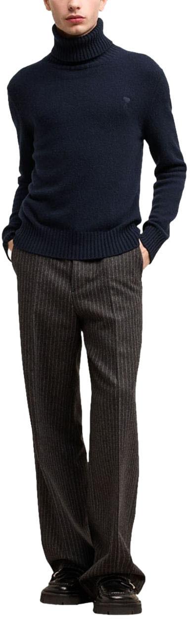  아미 스웨터 HKS4570054011 BLUE - AMI