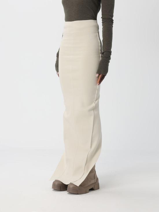25FW 릭 오웬스 롱 스커트 RP01E7694KST 41 Ivory - RICK OWENS