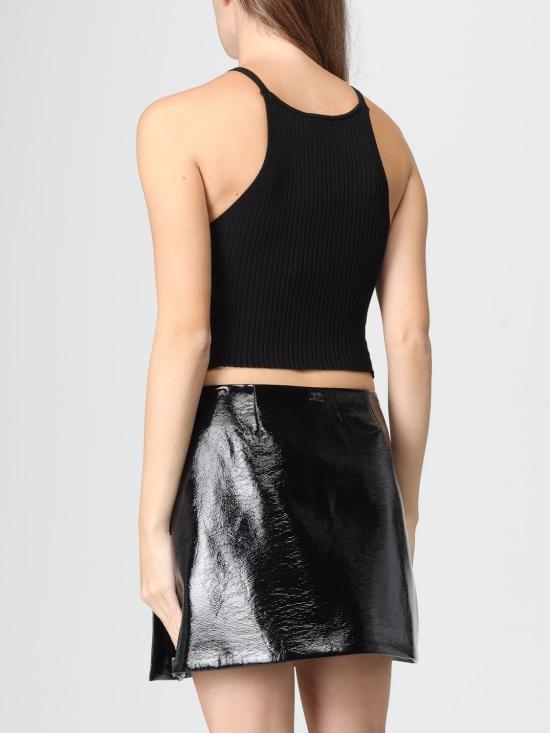 25FW 쿠레쥬 민소매 티셔츠 325MT0450FI0001 9999 Black - COURREGES