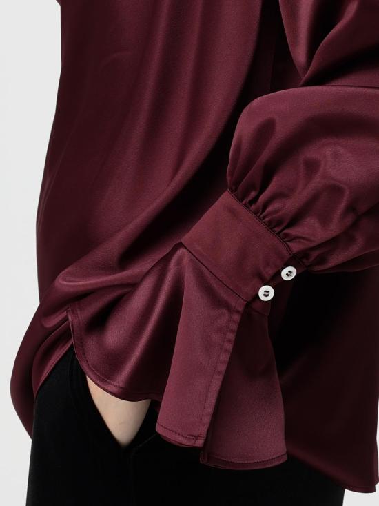 25FW 핑코 블라우스 105961A2YM R57 Burgundy - PINKO