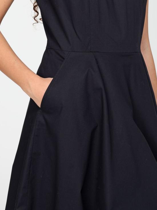 25FW 모스키노 롱 원피스 04495431 0555 Black - MOSCHINO