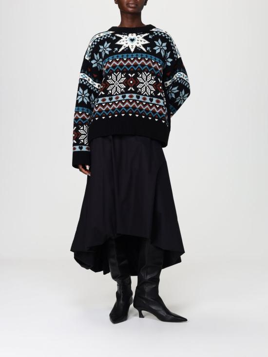 25FW 모스키노 스웨터 09165405 1555 Black - MOSCHINO