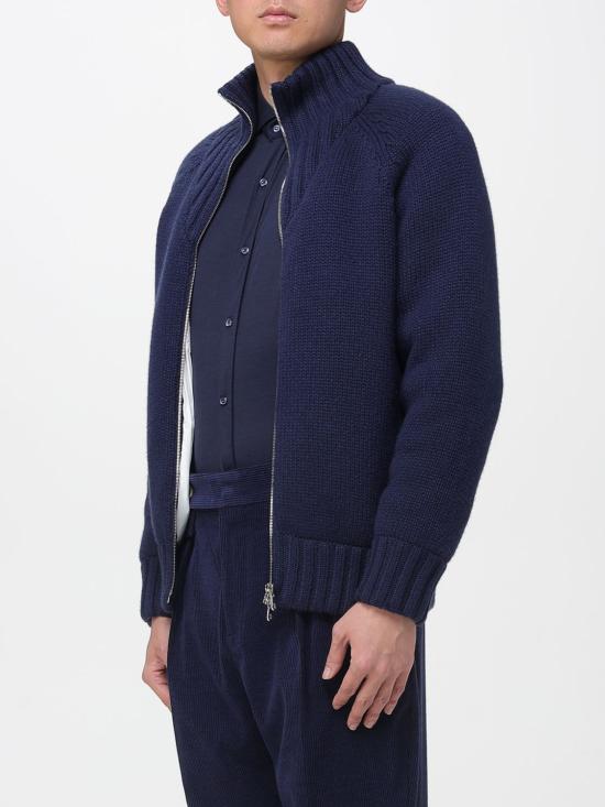 25FW 브루넬로 쿠치넬리 피우마 캐시미어 가디건 MA2300616 CTF15 Blue - BRUNELLO CUCINELLI