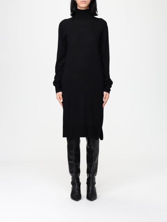 25FW 토템 롱 원피스 254WRD0263YA0087 001 Black