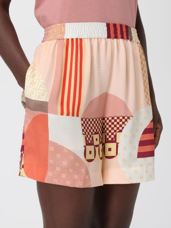 25FW 펜디 숏팬츠 FR6643AUQM F1SAW Red - FENDI