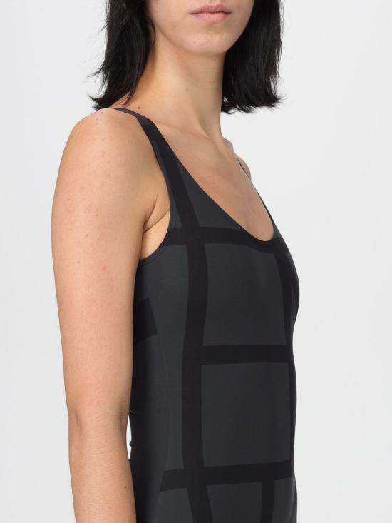 25FW 토템 원피스 수영복 213842795 925 Black - TOTEME