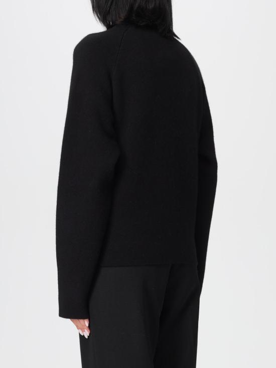 25FW 토템 스웨터 254WRT4357YA0126 001 Black - TOTEME