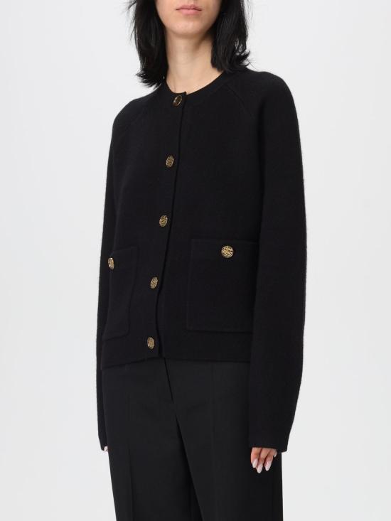 25FW 토템 스웨터 254WRT4357YA0126 001 Black - TOTEME