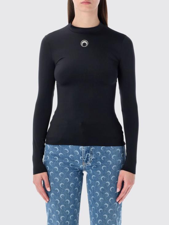 25FW 마린세르 반팔 티셔츠 WTS005ACJER0094 BK99 Black