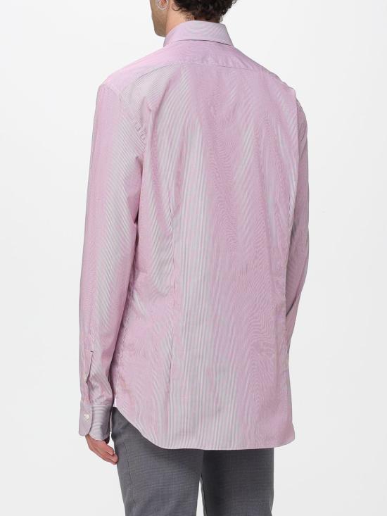 25FW 마짜렐리 셔츠 4564 ROSSO E BIANCO Red - MAZZARELLI