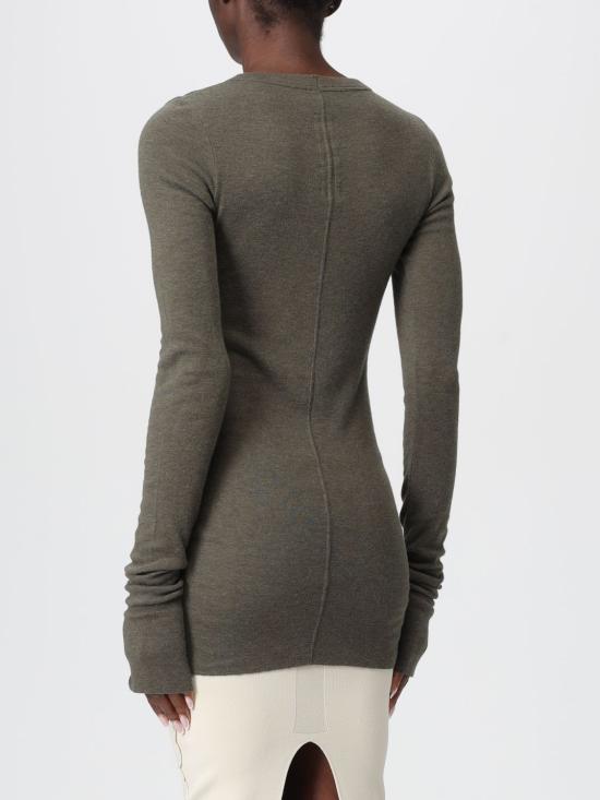25FW 릭 오웬스 반팔 티셔츠 RP02E4202RJR 25 Green - RICK OWENS