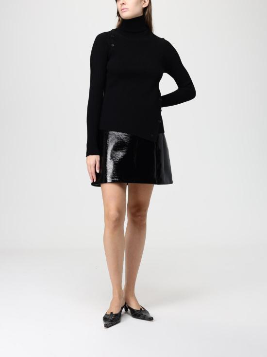 25FW 쿠레쥬 터틀넥 425MPU258FI0001 9999 Black - COURREGES