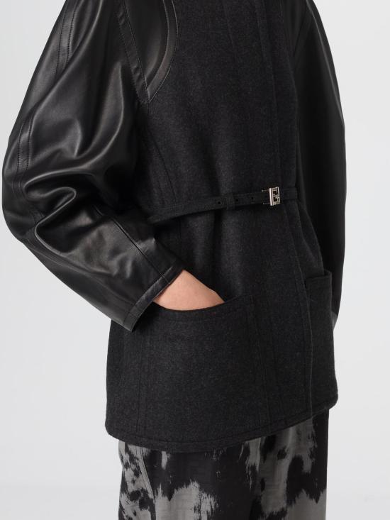 25FW 펜디 코트 FJ7650AJ0K F0TAZ Grey - FENDI