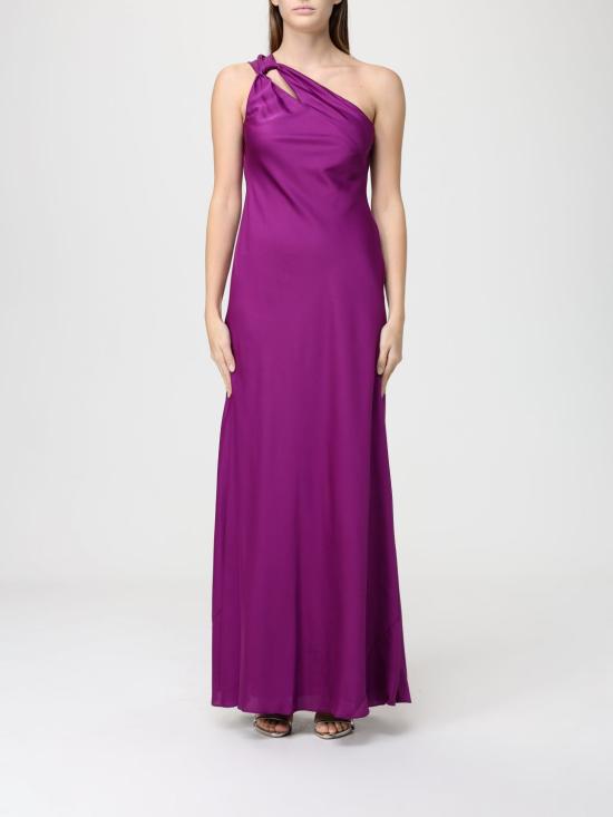 25FW 랄프 로렌 롱 원피스 253970791 001 Violet