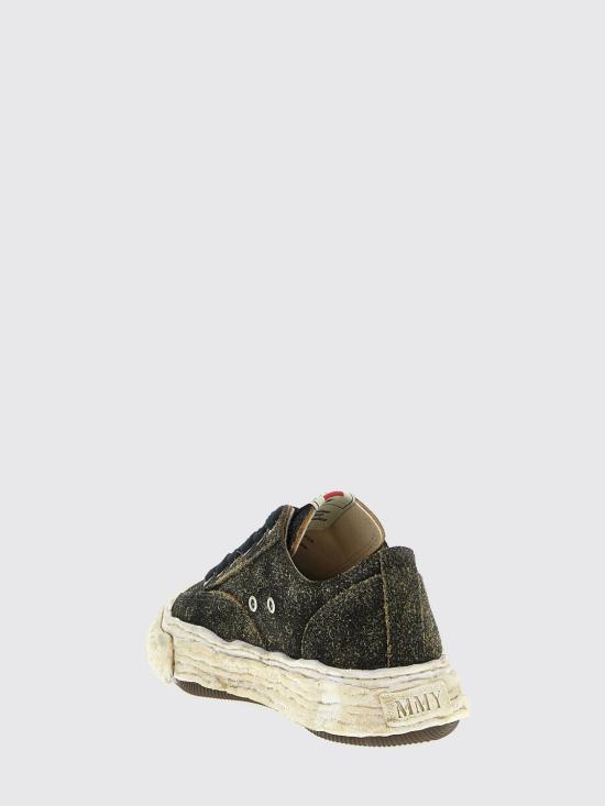 25FW 메종 미하라 야스히로 피터슨23 OG 솔 빈티지 스웨이드 로우탑 스니커즈 A15FW724 Black - MAISON MIHARA YASUHIRO