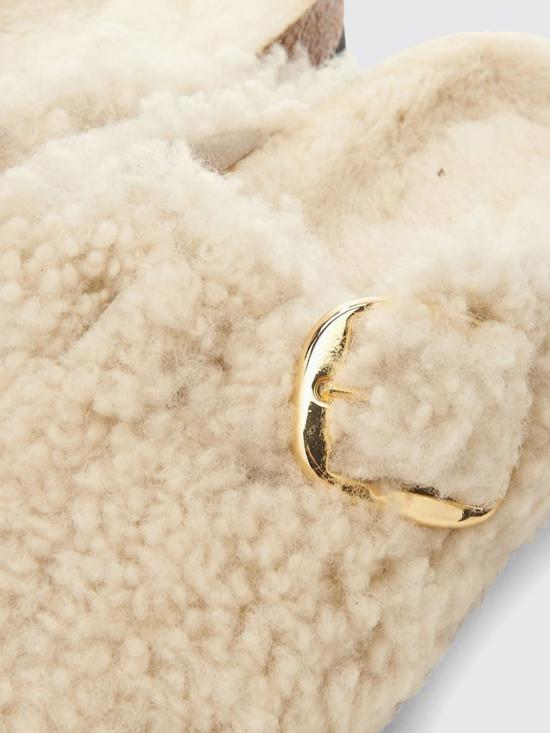 25FW 버켄스탁 BOSTON 보스톤 빅버클 테디 시어링 뮬 1025664 Milk - BIRKENSTOCK