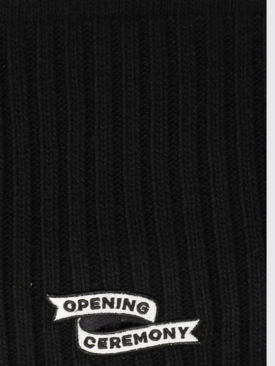 25FW 오프닝세레모니 머플러/스카프 YMA001F22KNI001 1001 Black - OPENING CEREMONY