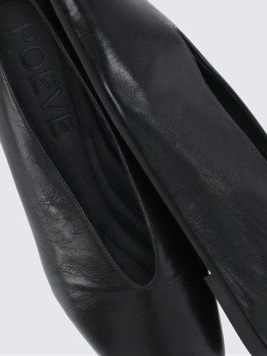 25FW 포에베 플랫 슈즈 FITTI02 REESENERO Black - POEVE