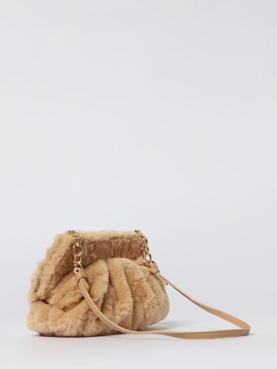 25FW 시크릿 폰 폰 클러치/파우치 MARGARET FUR CLUTCH M Camel - SECRET PON PON
