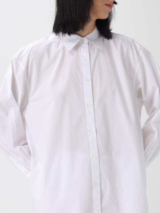 25FW 토템 블라우스 252WRT0480FB0415 047 White - TOTEME