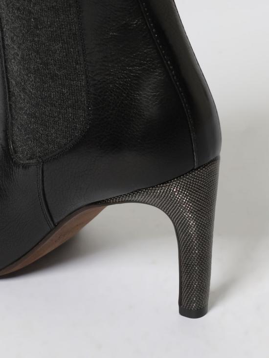 25FW 브루넬로 쿠치넬리 뮬/슬리퍼 MZORC3008 C101 Black - BRUNELLO CUCINELLI