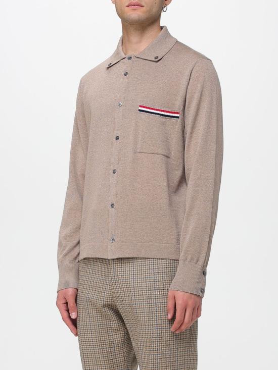 25FW 톰브라운 셔츠 MKL007AY1051 216 Beige - THOM BROWNE