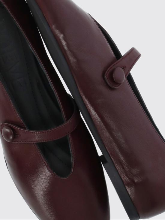 25FW 포에베 플랫 슈즈 FITTI03 AVERYBORDEAUX Burgundy - POEVE