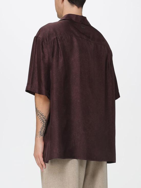 25FW 로에베 반팔 셔츠 H526Y05XAD 6843 Brown - LOEWE