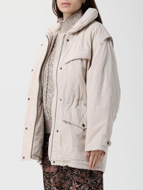 25FW 이자벨마랑에뚜왈 다몬 코트 MA0428FAC3G01E 23EC Beige - ISABEL MARANT ETOILE