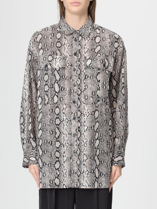 25FW 마이클 코어스 블라우스 MT540WAK6A 120 Ecru