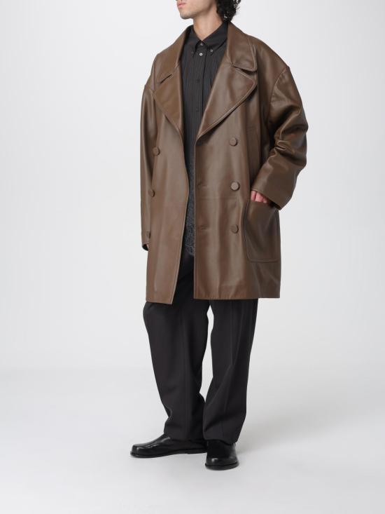 25FW 펜디 가죽 자켓 FPJ897AQOI F1LUZ Walnut - FENDI