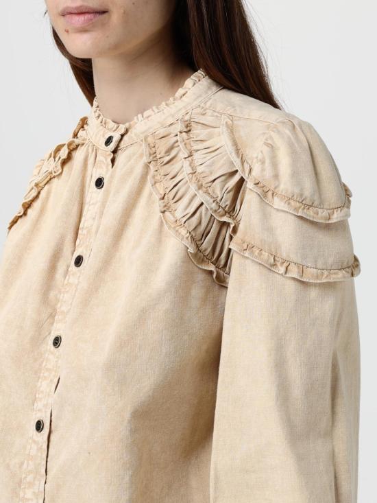 25FW 이자벨마랑에뚜왈 셔츠 HT0677FAC3G05E 90BE Beige - ISABEL MARANT ETOILE