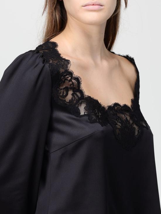 25FW 돌체앤가바나 블라우스 F7BF3TFURAG N0000 Black - DOLCE & GABBANA