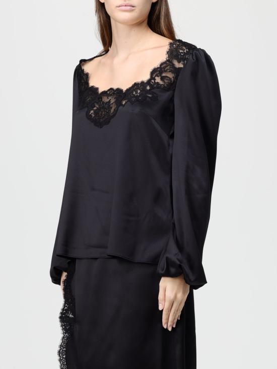 25FW 돌체앤가바나 블라우스 F7BF3TFURAG N0000 Black - DOLCE & GABBANA