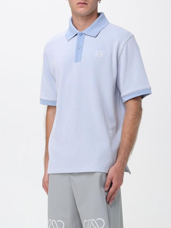 25FW 로에베 폴로 티셔츠 H526Y23X77 5140 Gnawed Blue - LOEWE