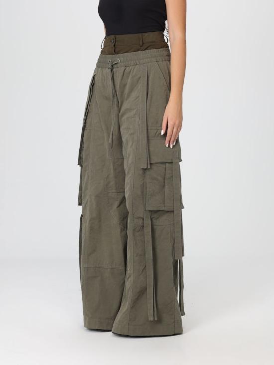 25FW 돌체앤가바나 스트레이트 팬츠 FTDGXTHUMS8 N3644 Black - DOLCE & GABBANA