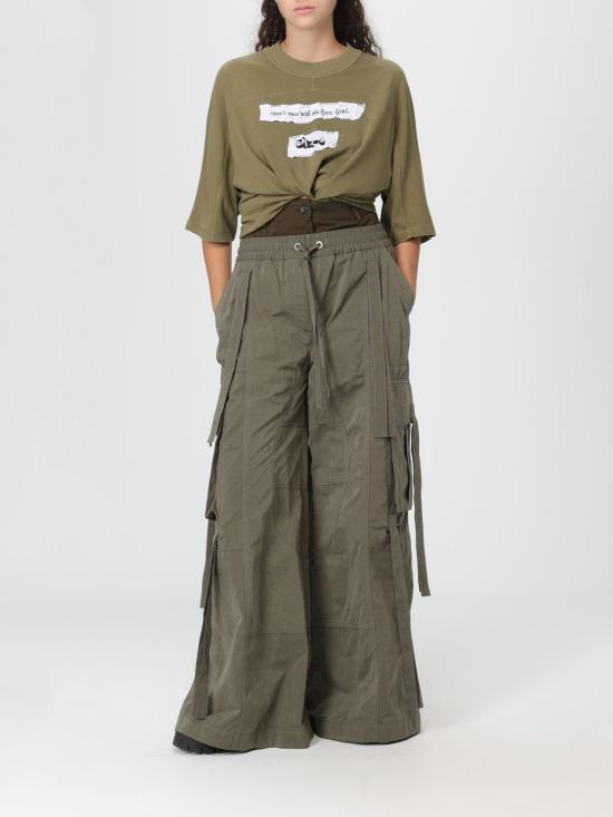 25FW 돌체앤가바나 스트레이트 팬츠 FTDGXTHUMS8 N3644 Black - DOLCE & GABBANA