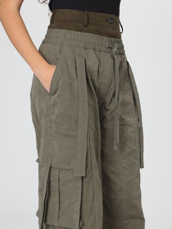 25FW 돌체앤가바나 스트레이트 팬츠 FTDGXTHUMS8 N3644 Black - DOLCE & GABBANA