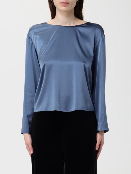25FW 엠포리오 아르마니 블라우스 EW002198AF17300 U9302 Blue