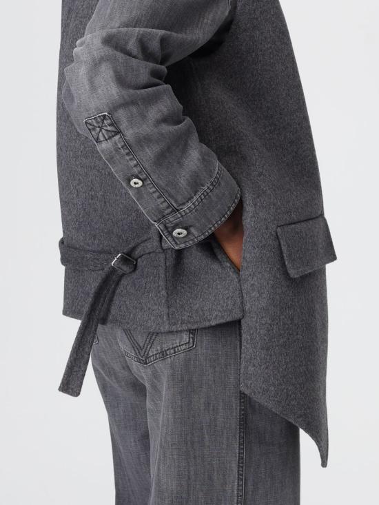 25FW 보테가베네타 베스트 835294V4CB0 1307 Grey - BOTTEGA VENETA