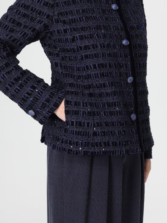 25FW 엠포리오 아르마니 자켓 EW002813TE16883 FC188 Blue - EMPORIO ARMANI