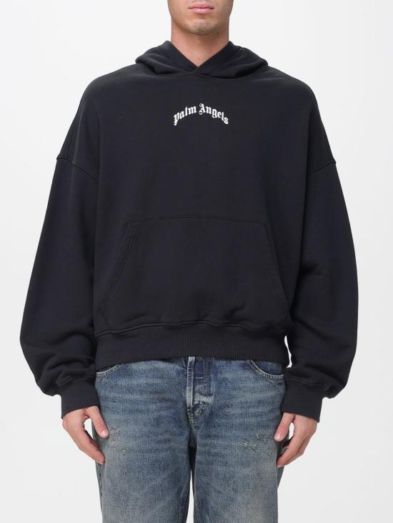 25FW 팜앤젤스 긴팔 티셔츠 PMBB17EF25FLE004 1003 Black