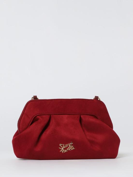 25FW 시크릿 폰 폰 클러치/파우치 MARGARET SUEDE CLUTCH M Burgundy