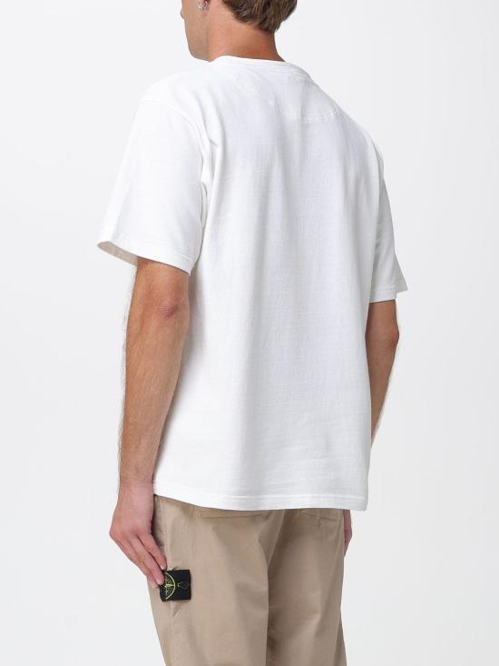 25FW 스톤 아일랜드 반팔 티셔츠 2100001S00T3 V0099 White - STONE ISLAND