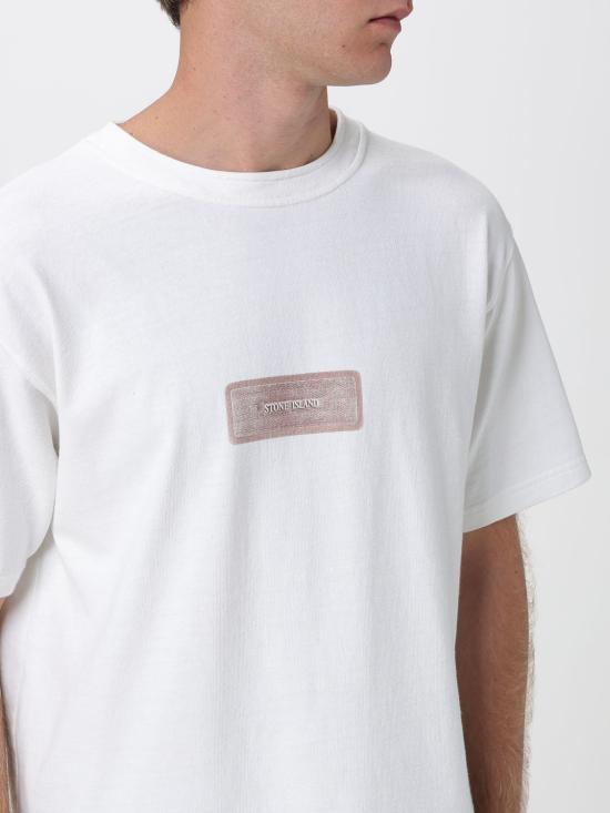 25FW 스톤 아일랜드 반팔 티셔츠 2100001S00T3 V0099 White - STONE ISLAND