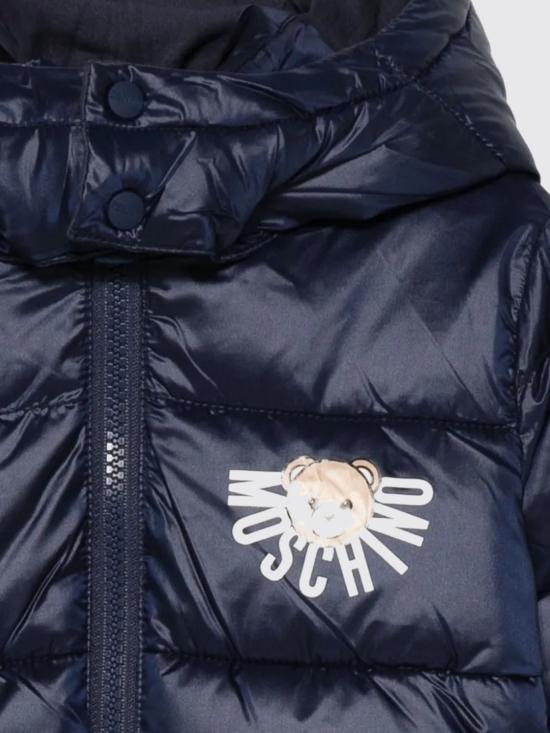 25FW [키즈] 모스키노 캐주얼 자켓 MUS032L3A32 40016 Navy - MOSCHINO