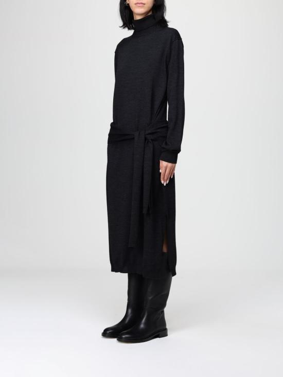 25FW 르메르 메리노 블렌드 트롱프뢰유 드레스 DR1082LK0879 66 Grey - LEMAIRE