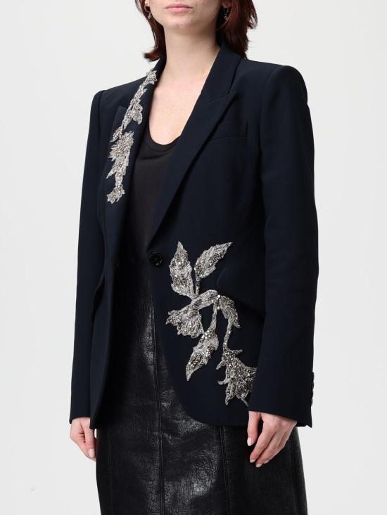 25FW 알렉산더 맥퀸 자켓 830472QEAAA 1000 Black - ALEXANDER MCQUEEN